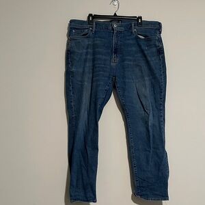 Abercrombie & Fitch Relaxed Fit Dark Blue Jeans